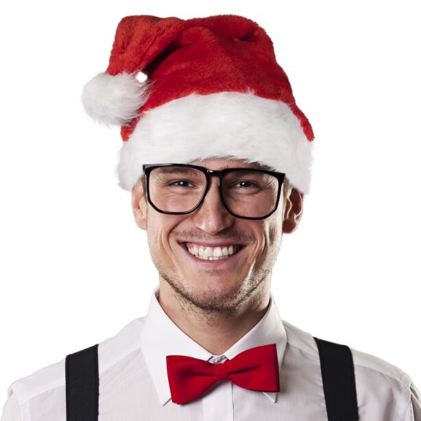 Deluxe Santa Plush Hat 