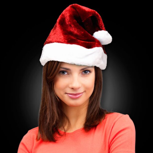 Red Plush Santa Hat 