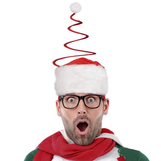Santa Hat Spring Tree Top