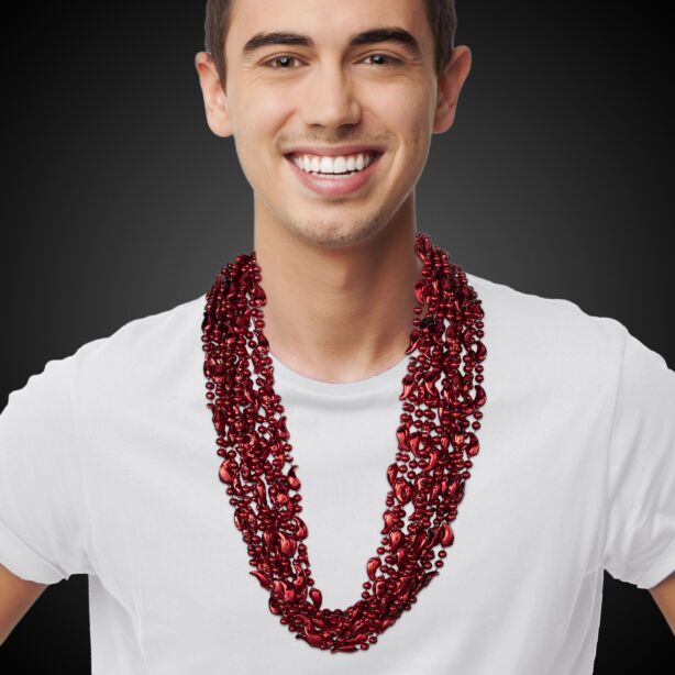  Red Chili Pepper Beads 