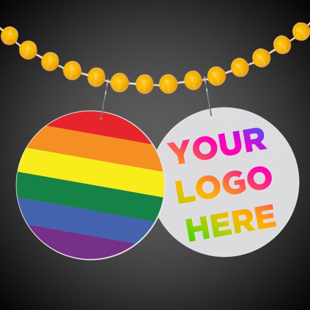 Rainbow Plastic Medallions 2 1/2"
