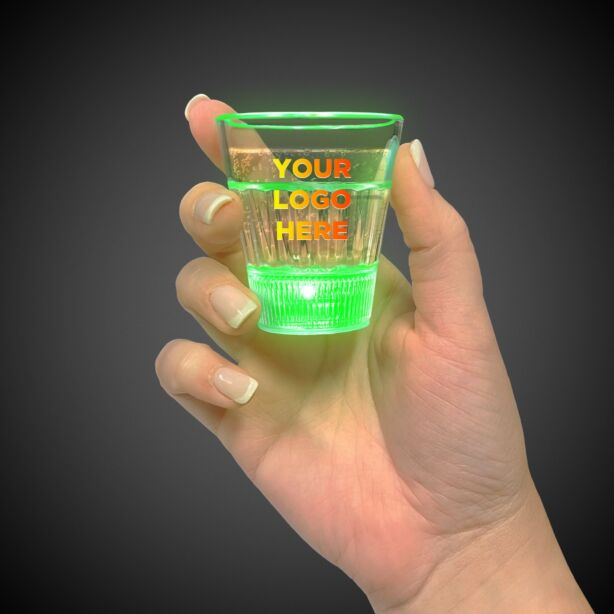 Light Up Green Shot Glass