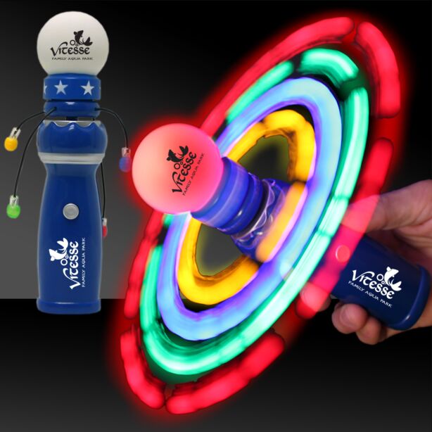 LED Galaxy Spinner Wand - 8" 