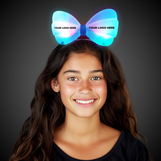 Light Up LED Bow Headband 