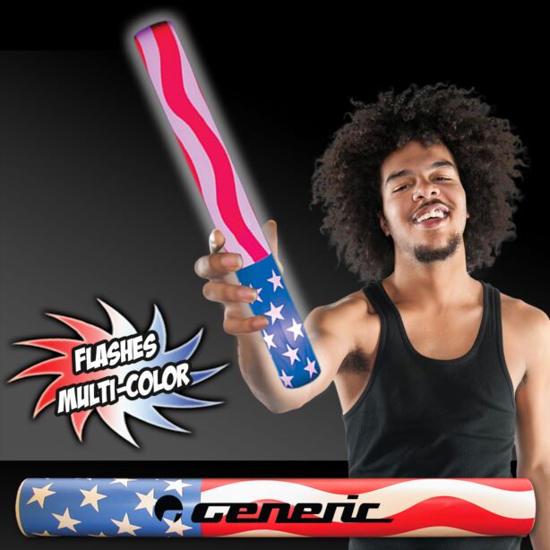 Patriotic 16 Inch LED Lumiton Batons