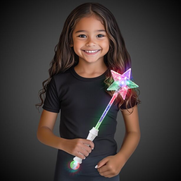 Multi Color Star Wand - 15 Inch