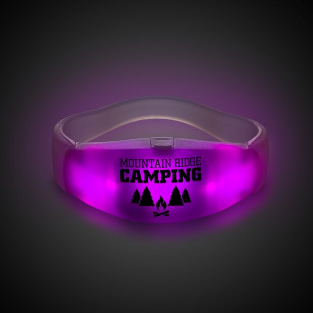 Pink LED Stretchy Bangle Bracelets