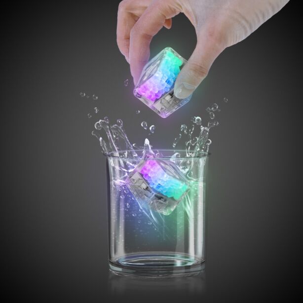 Blank Rainbow Liquid Activated Light Up Ice Cubes