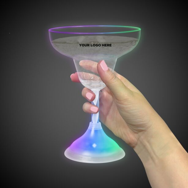Light Up 10 Ounce Margarita Glass