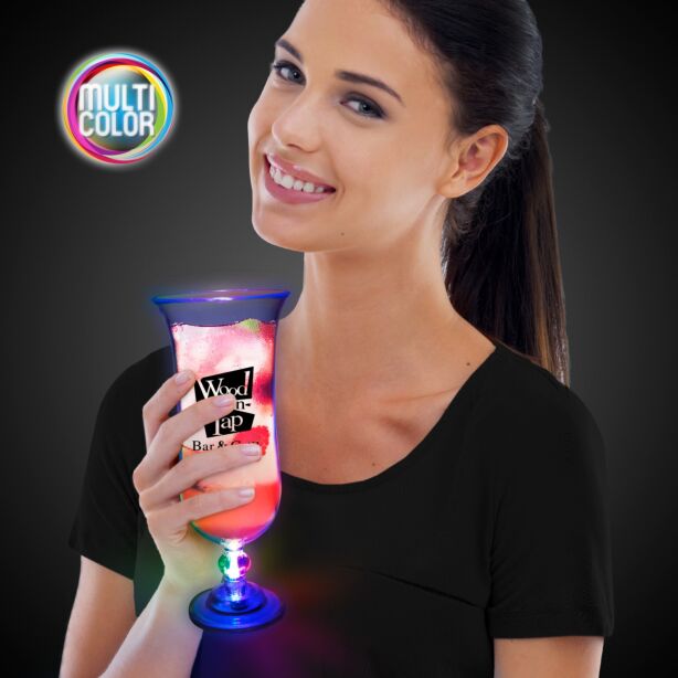 Light Up Hurricane Glass