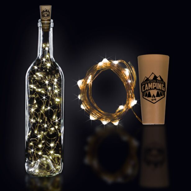 White Cork String Light Set 