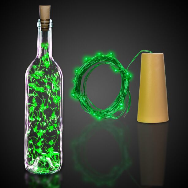 Green Cork String Light Set