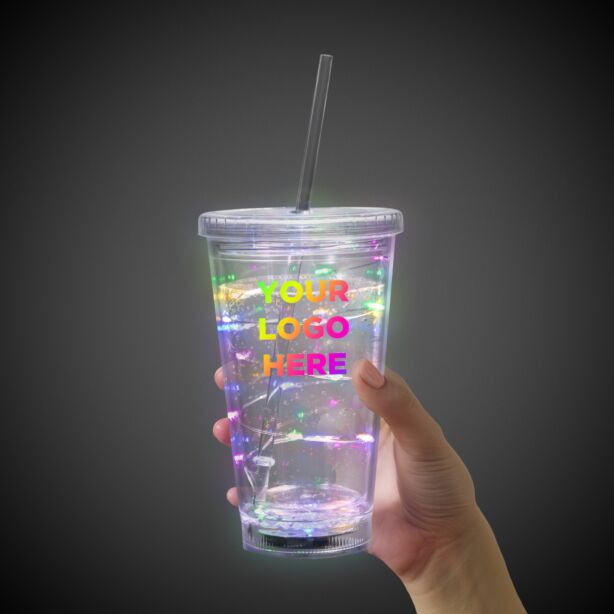 Multicolor String Light 16oz LED Cup