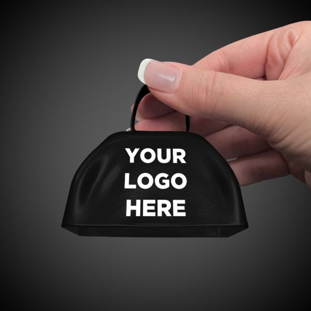 3" Black Metal Cowbells 