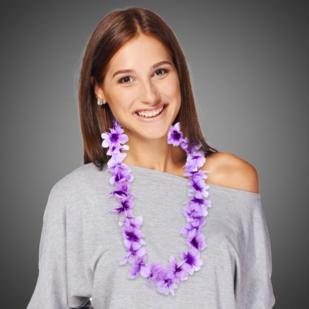 Purple Flower Leis 