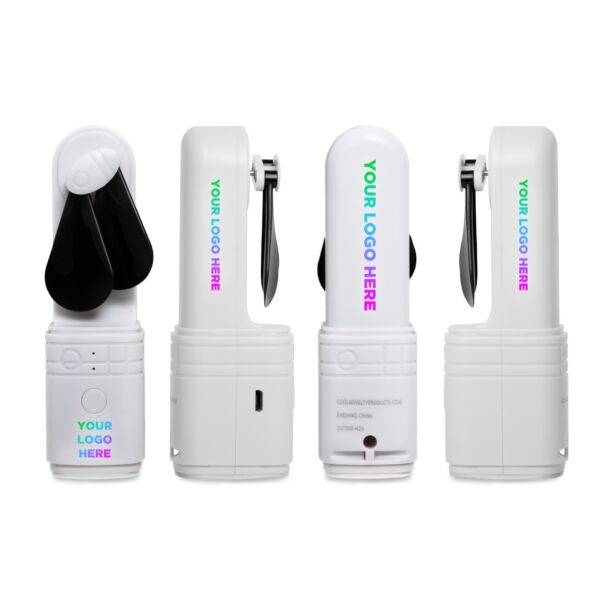 White/Black Rechargeable Fan