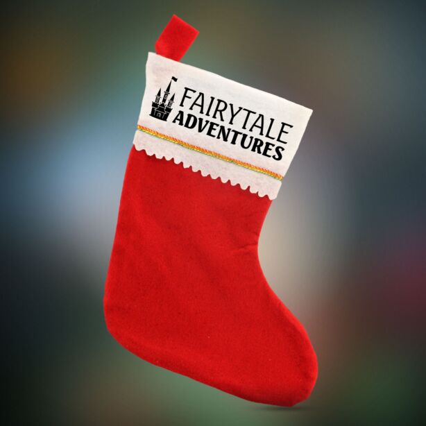 Red Felt Christmas Stocking - Imprinted 