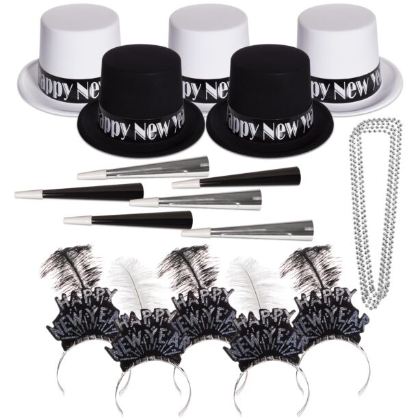 All That Jazz New Year's Party Kit for 50 People 