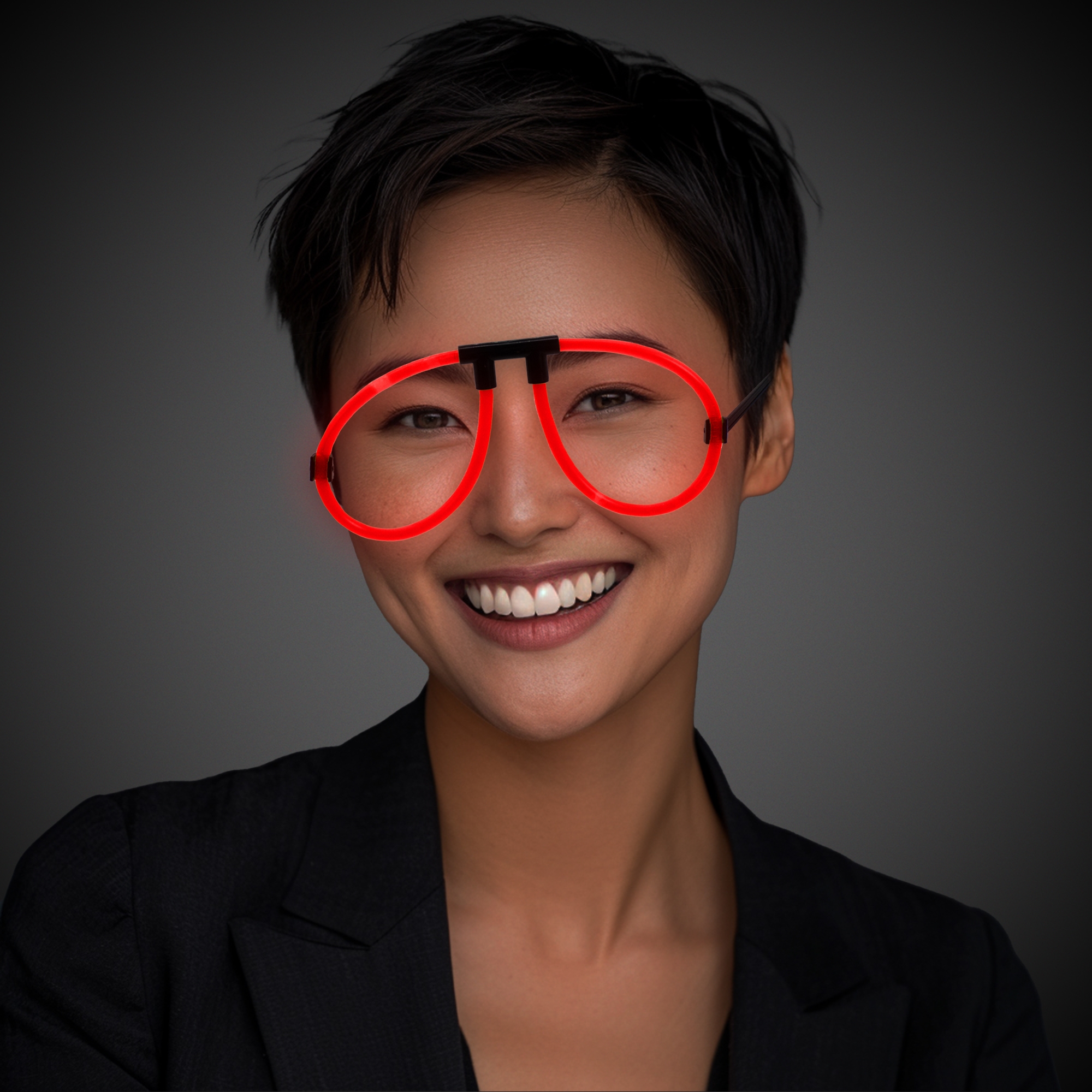 Red Glow Eyeglasses