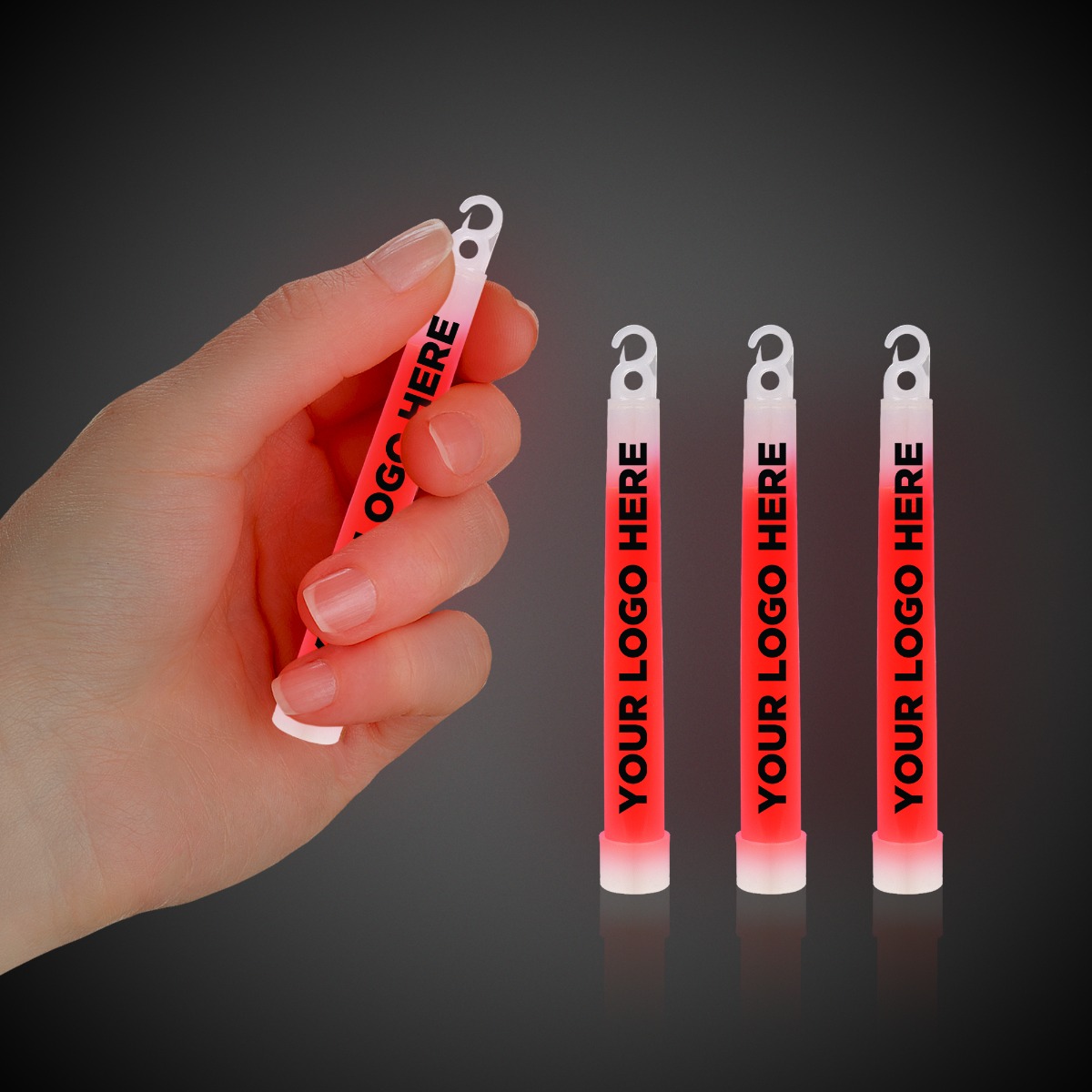 Red 4" Premium Glow Sticks