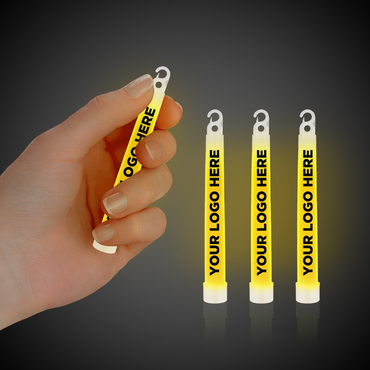 Yellow 4" Premium Glow Sticks