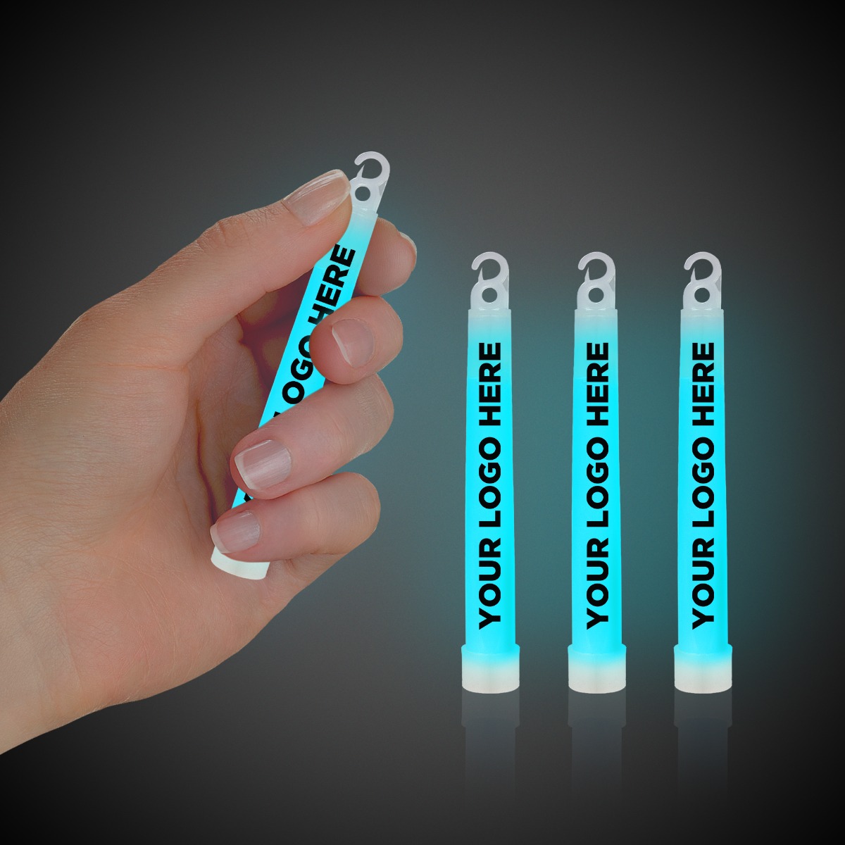 Aqua 4" Premium Glow Sticks