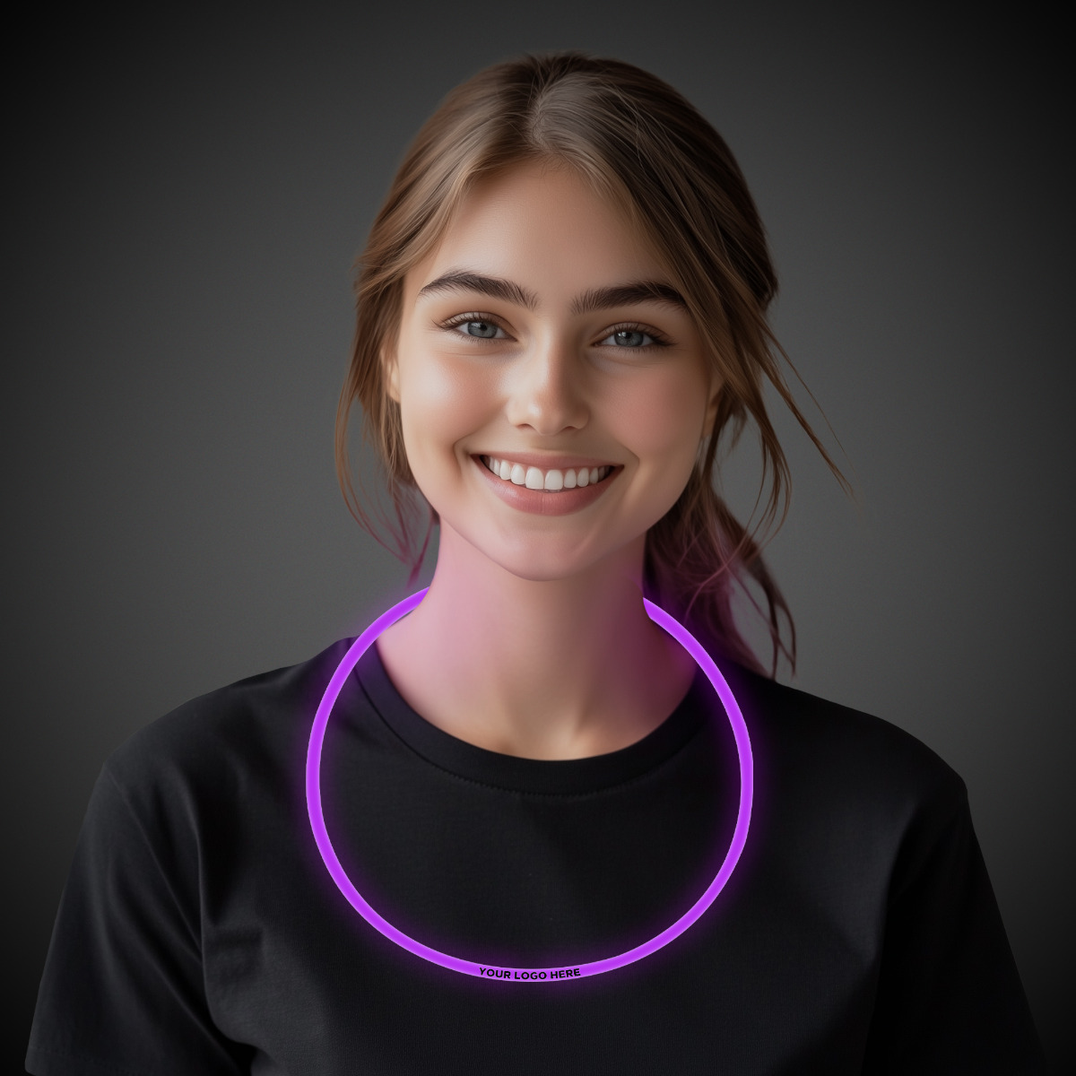 Purple Glow Necklaces
