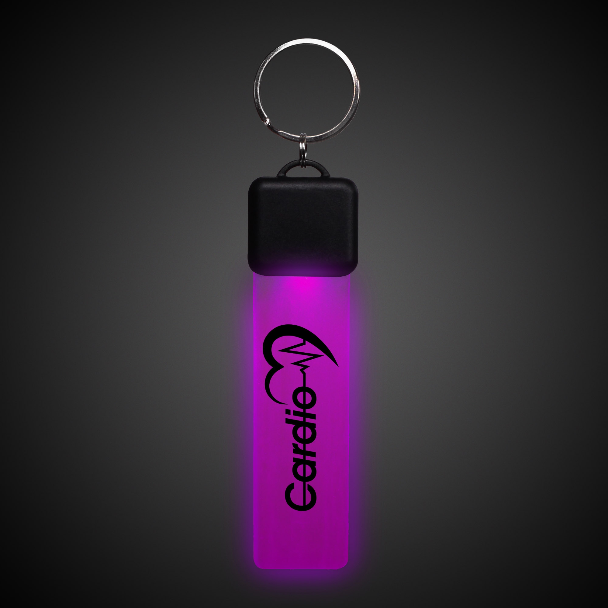 Pink LED Keychain