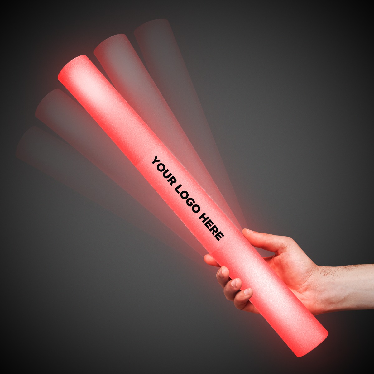 Red LED Foam 16 Inch Lumiton Batons