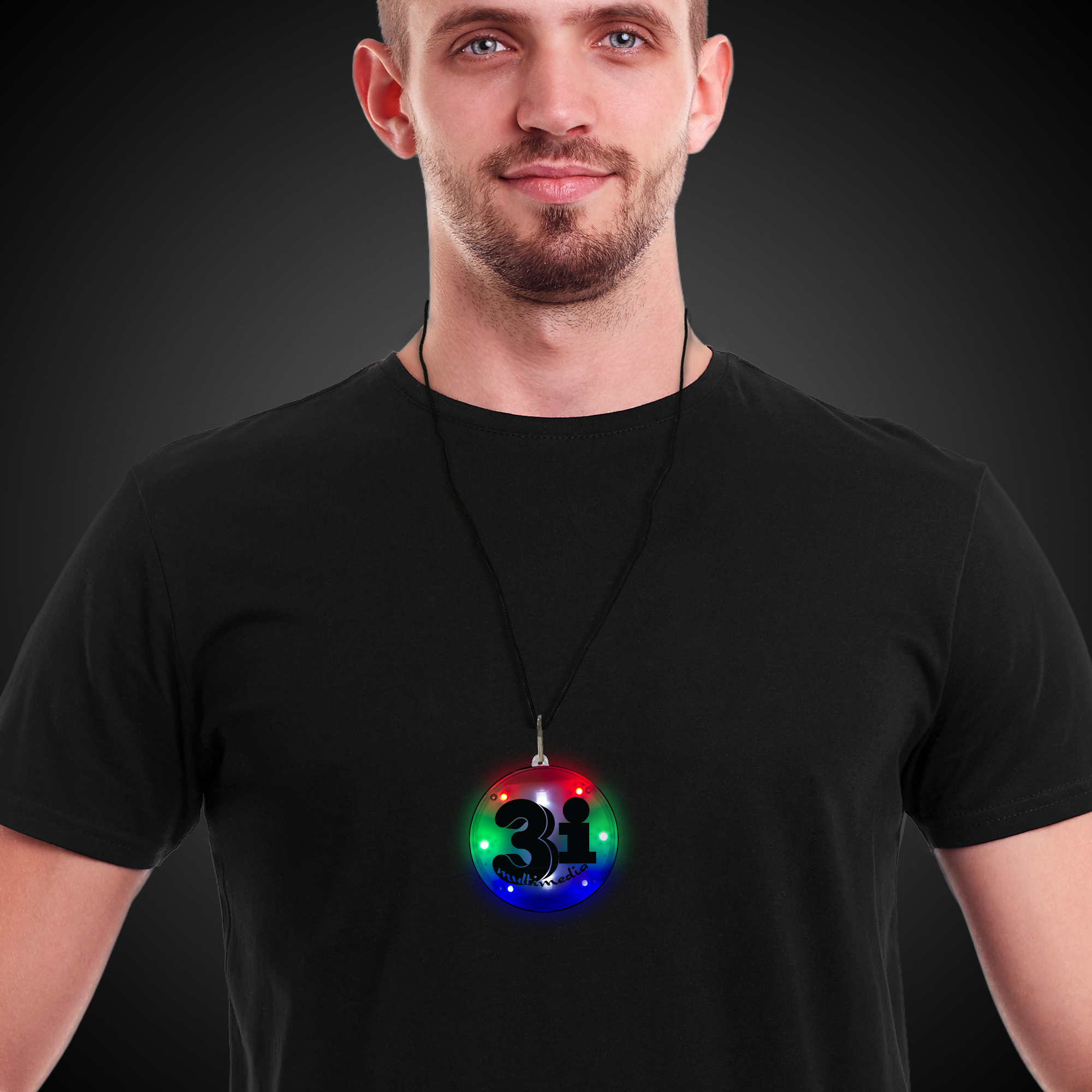 LED Disc Badge Medallion