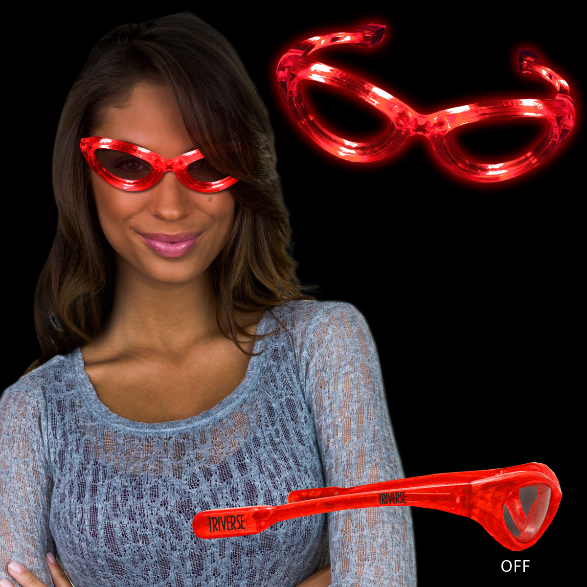 Red LED Sunglasses