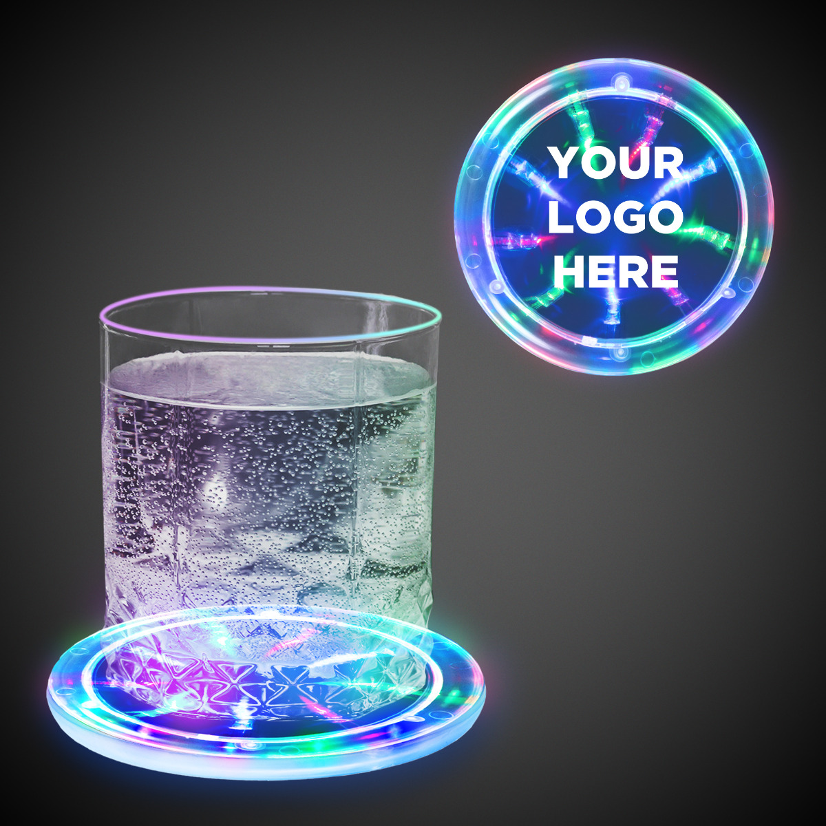 3 3/4" Infinity Fusion LED Coaster