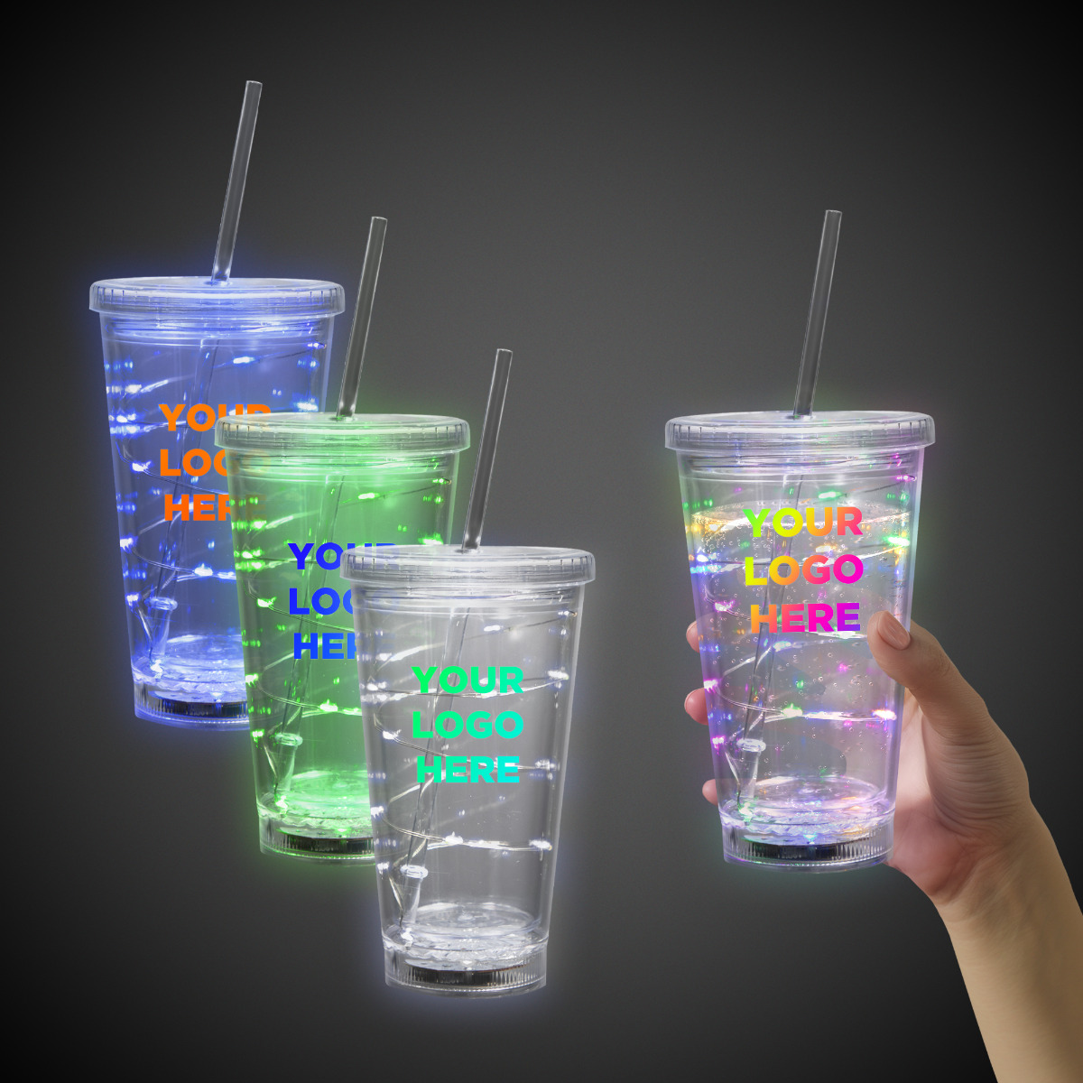 String Light 16oz LED Cup
