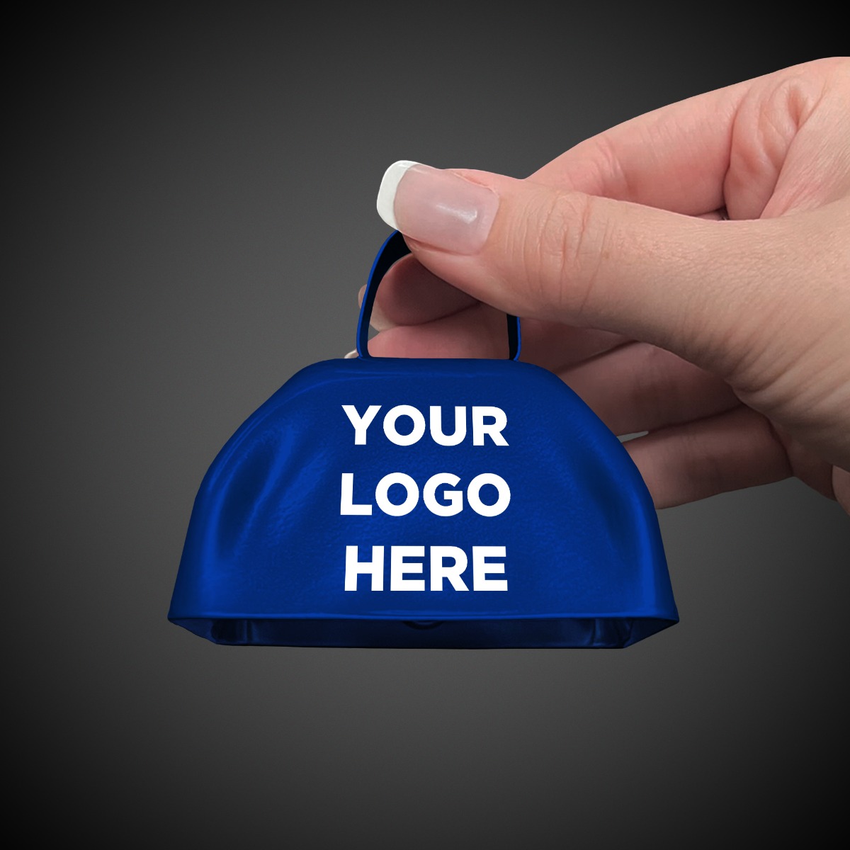 3" Blue Metal Cowbells