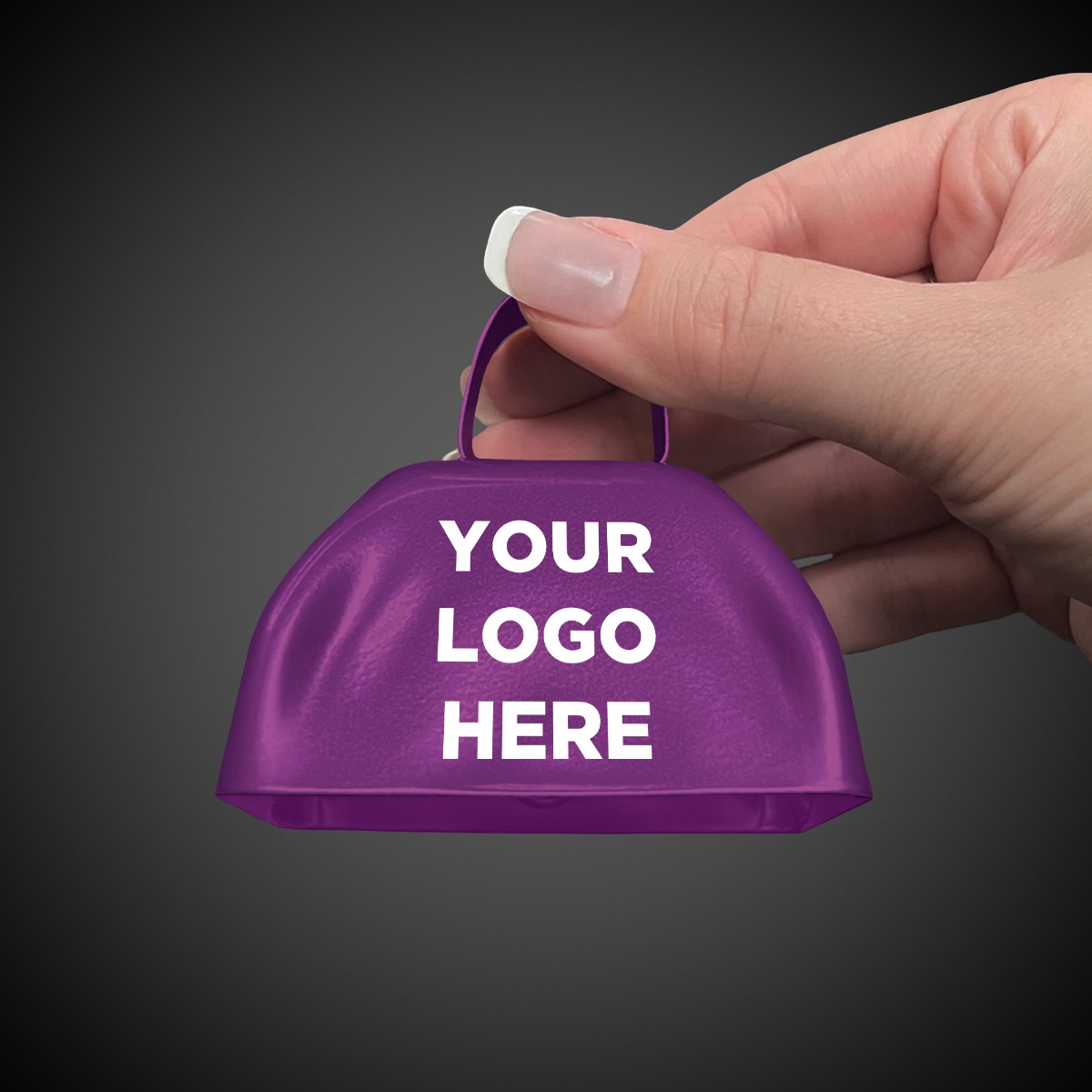 3" Purple Metal Cowbells