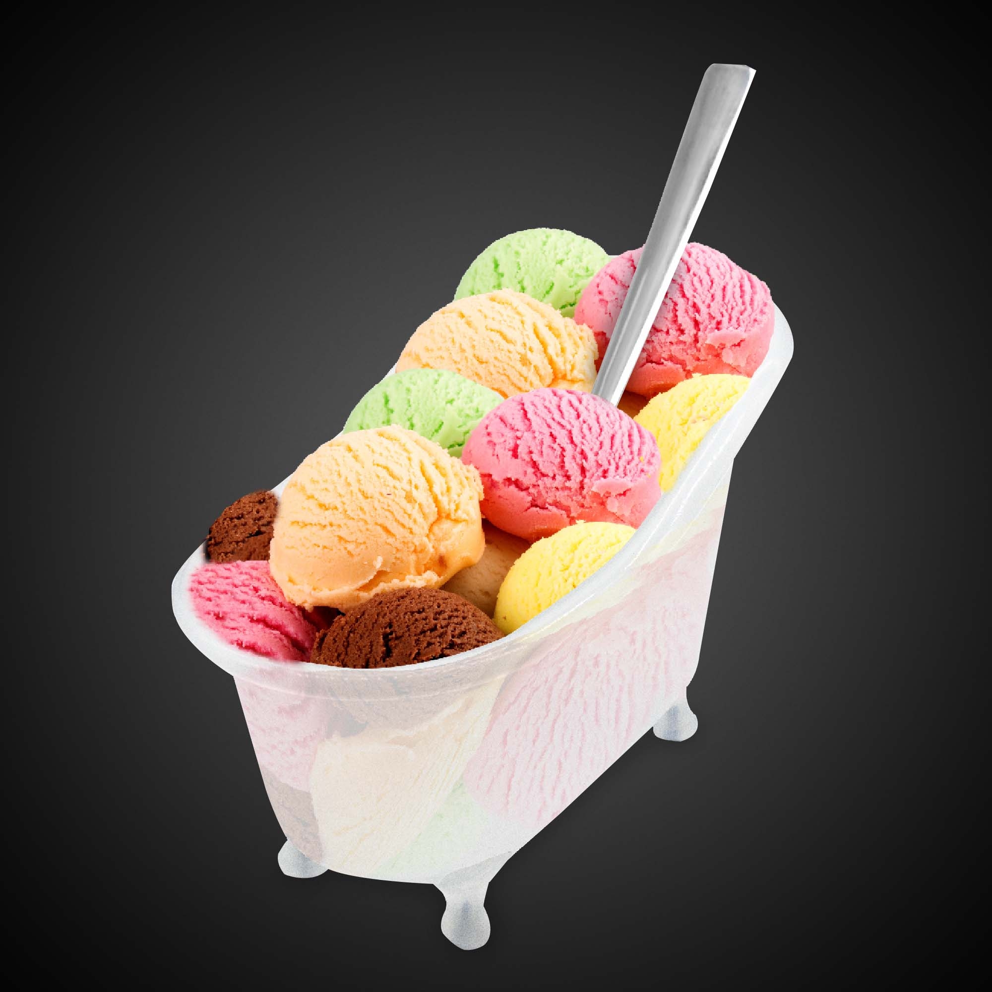 Bathtub Plastic Serving Bowl
